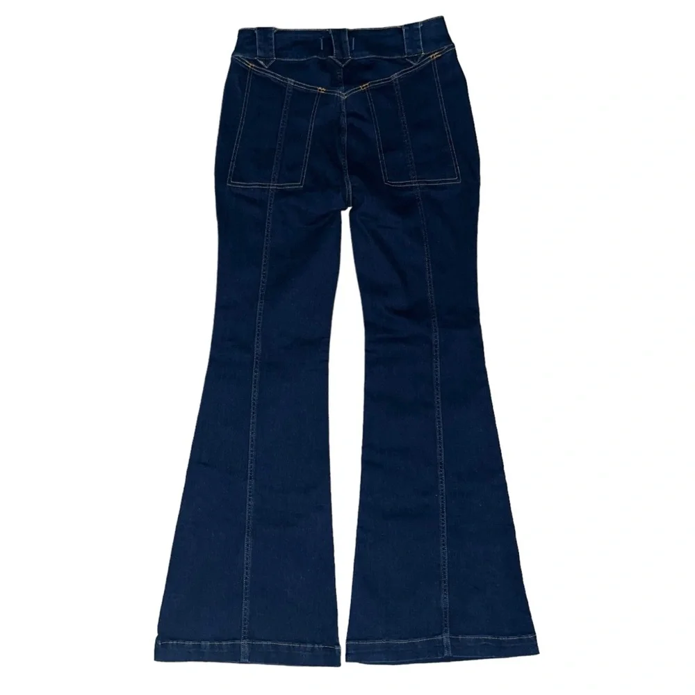 32 NEW We the Free People Layla Flare Bell Bottom Stretchy High Waist Jeans